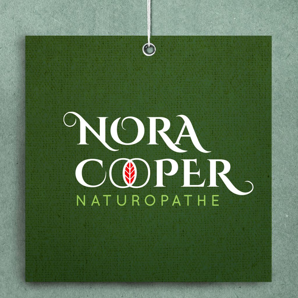 Création de carte de visite pour une naturopathe par "La belle graine communication"