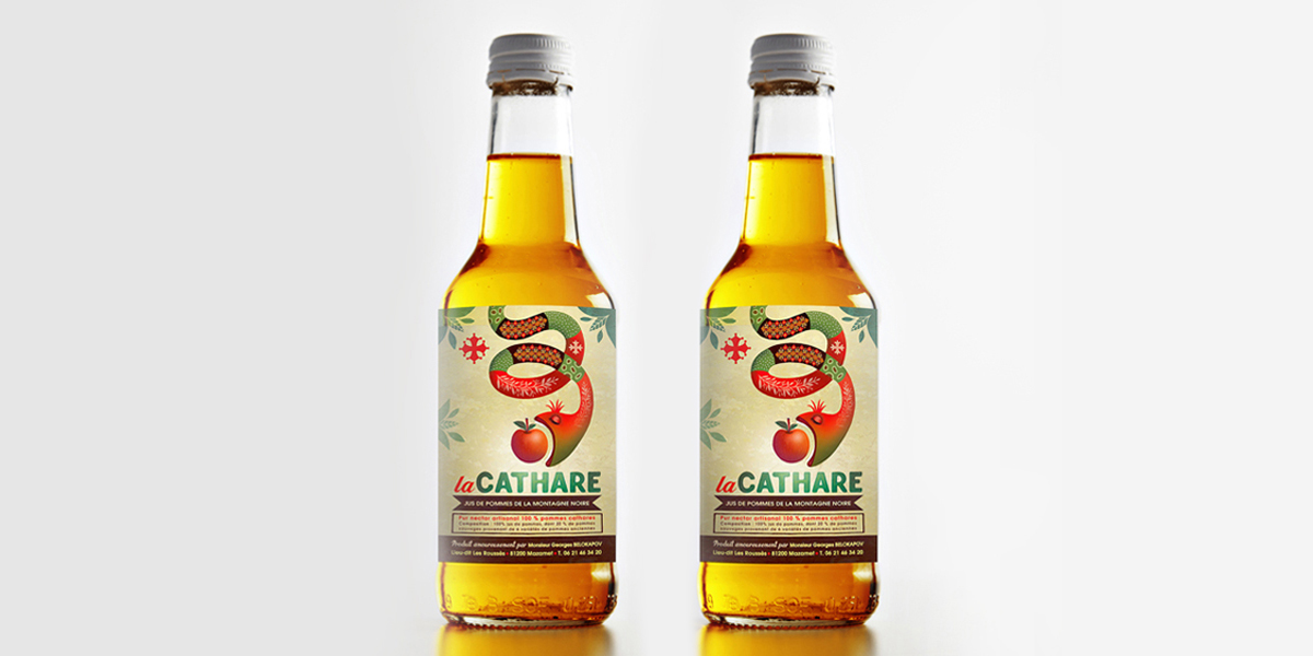 Création d'étiquette par "La belle graine communication"