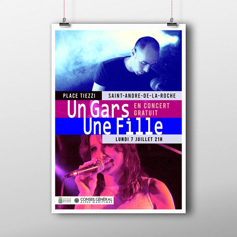 Création d’affiche culturelle par "La belle graine communication"