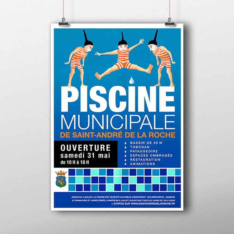 Création carte d’affiche municipale par "La belle graine communication"