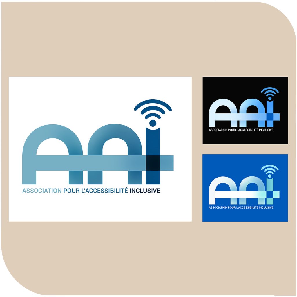 Logo réalisée pour une association d'accessibilité numérique